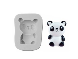 Molde silicona panda chico